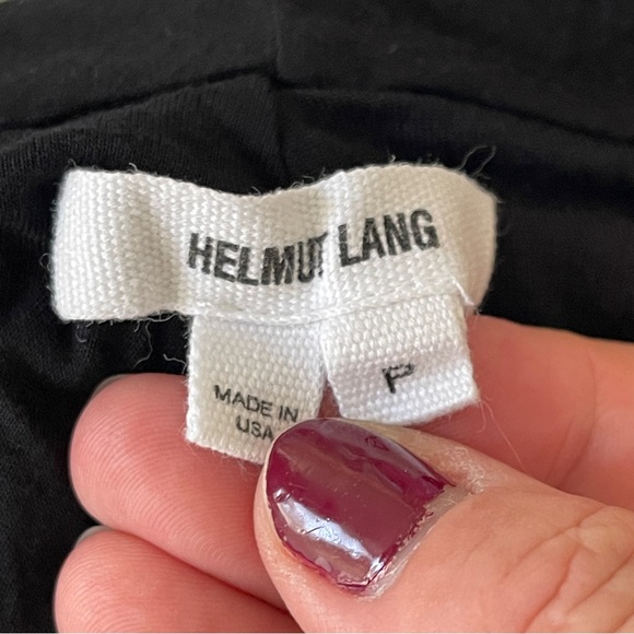 Helmut Lang Maxi Dress Size P Zip Up Racerback Vampirecore Gothic Grunge - Picture 8 of 10